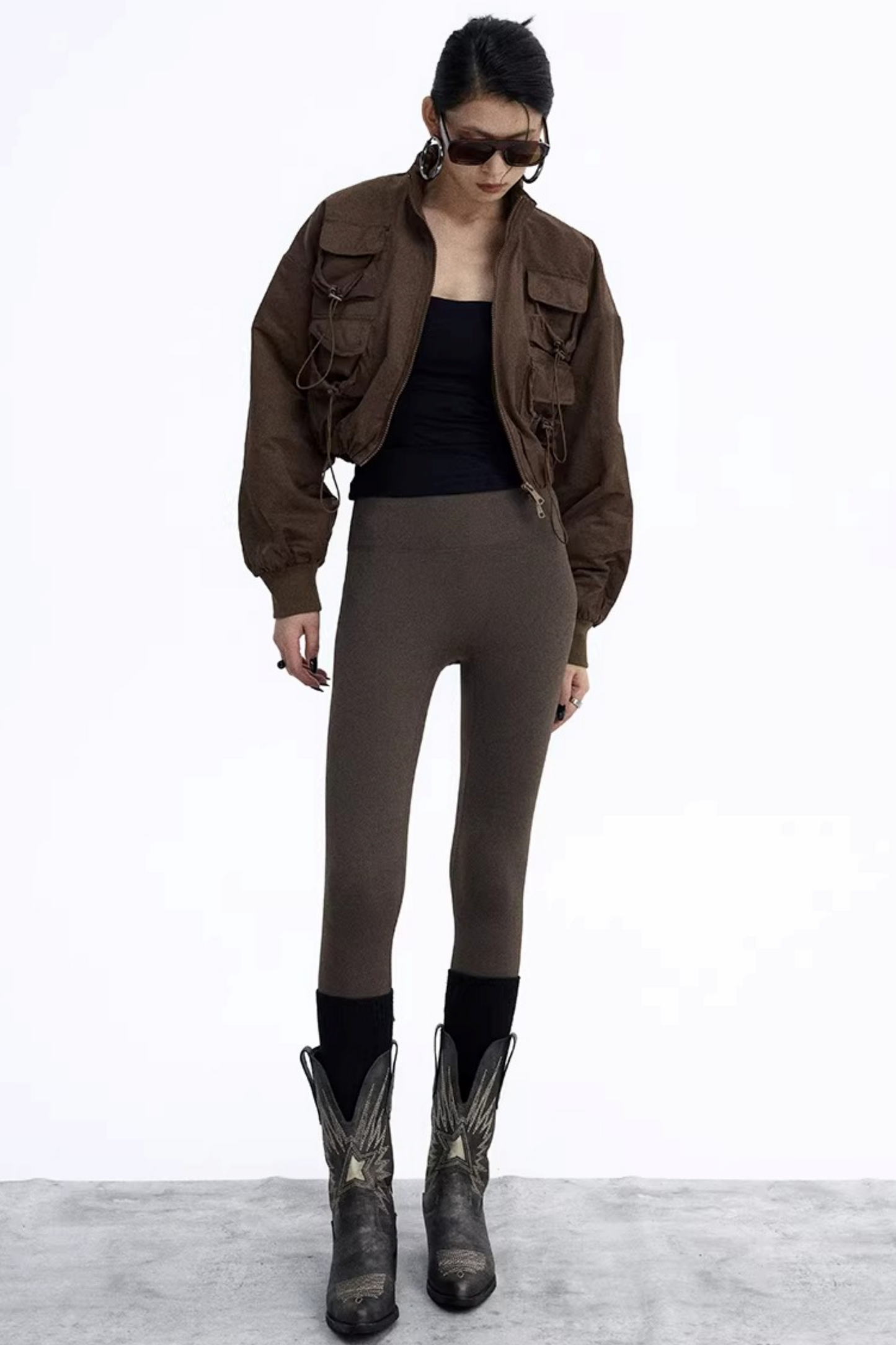 Solid Color Flight Jacket