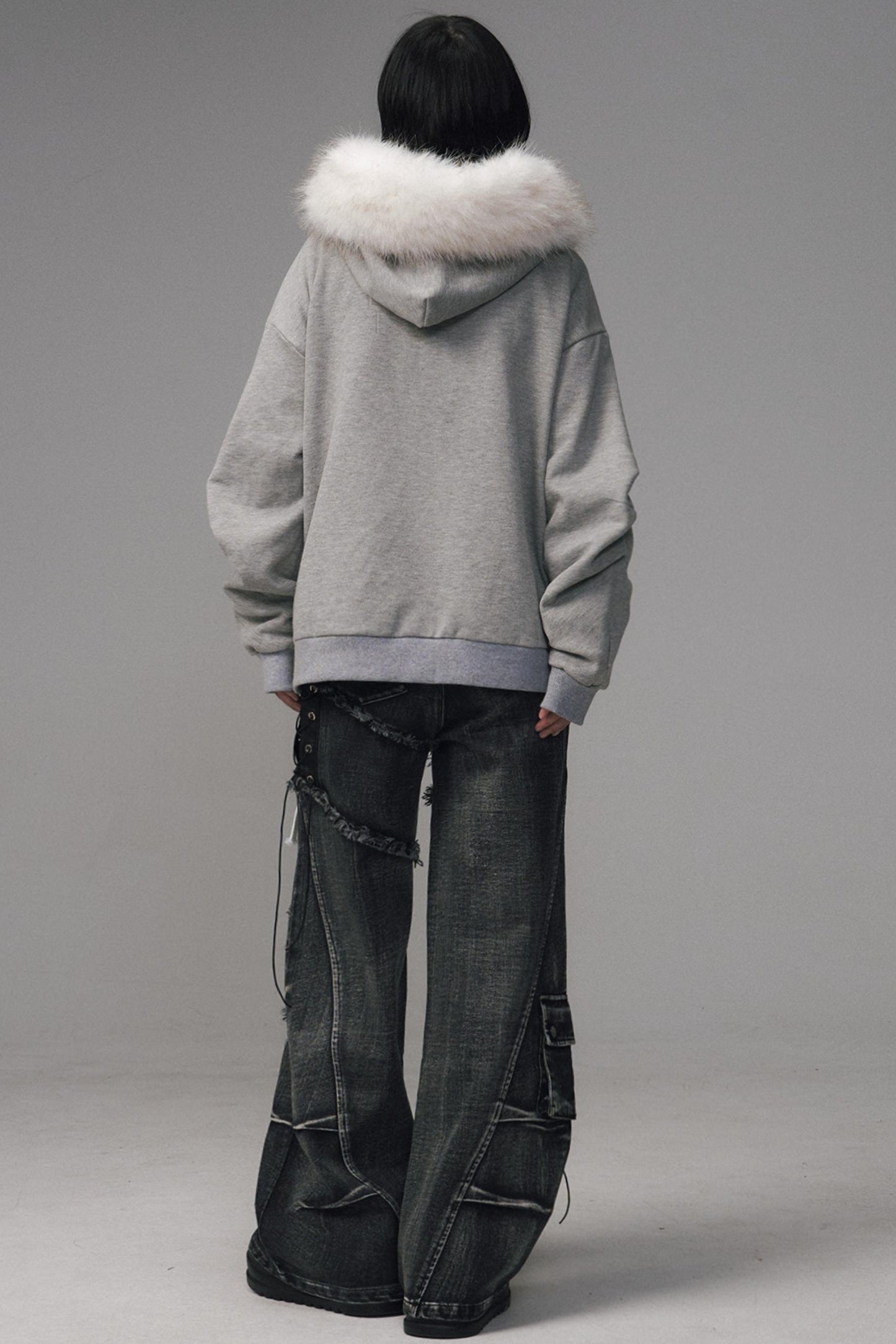 Back Garden Light Zipper Heavy Top