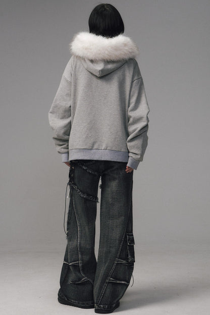 Back Garden Light Zipper Heavy Top