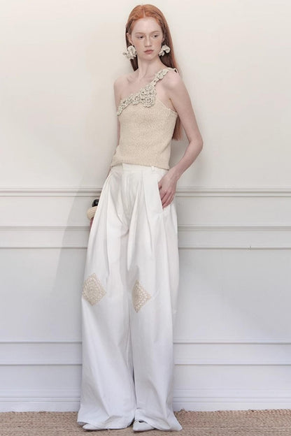 Bamboo Ribbon Summer Bustier Top