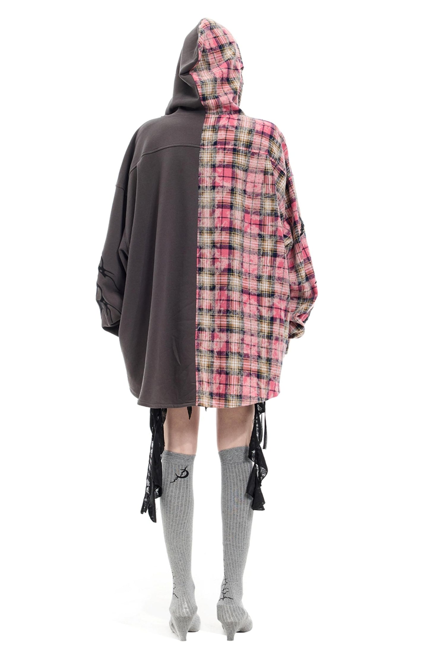 Y3K Plaid Hoodie