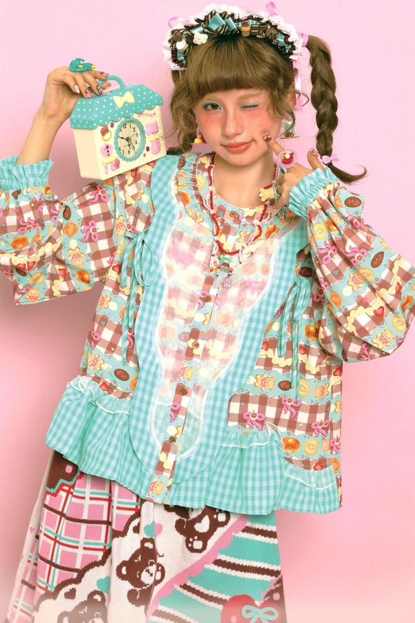 Vintage Lace Collar Shirt