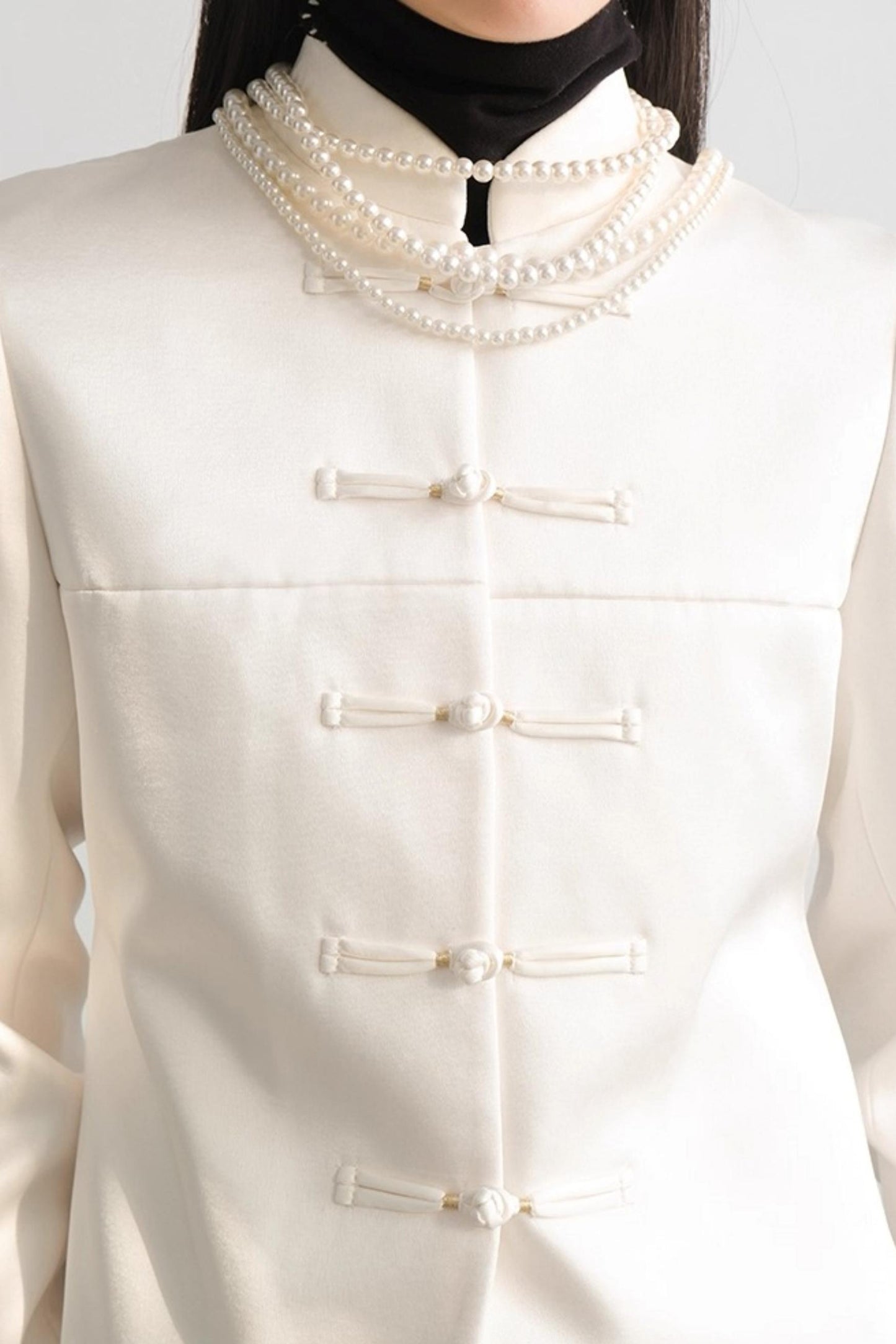 Modern Satin Winter Coat