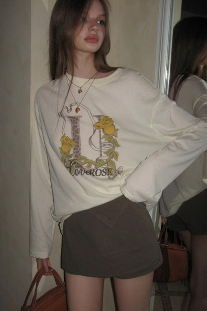 Long Sleeve Crew Neck T-Shirt