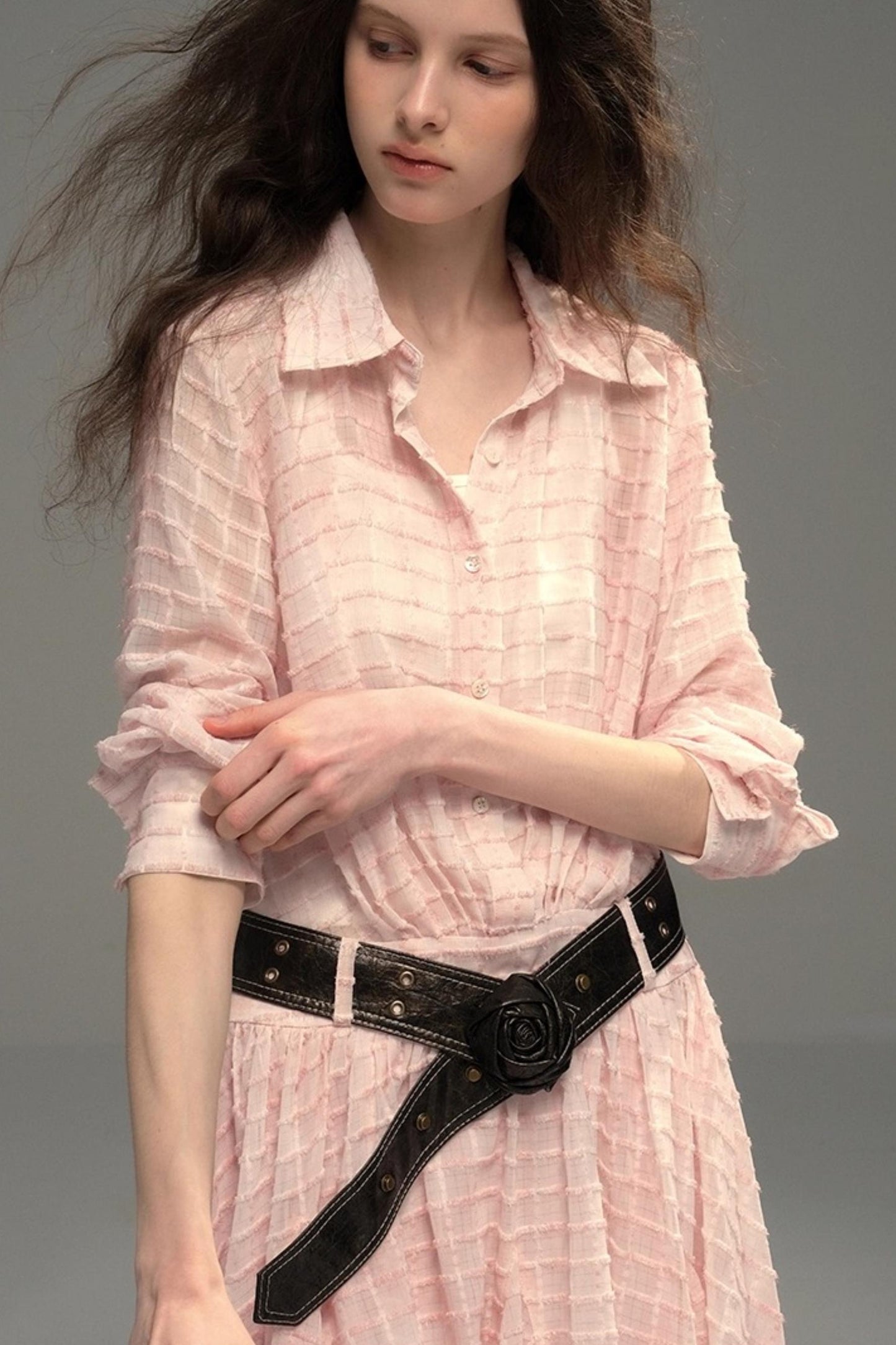 High-Tech Clear Check Dress