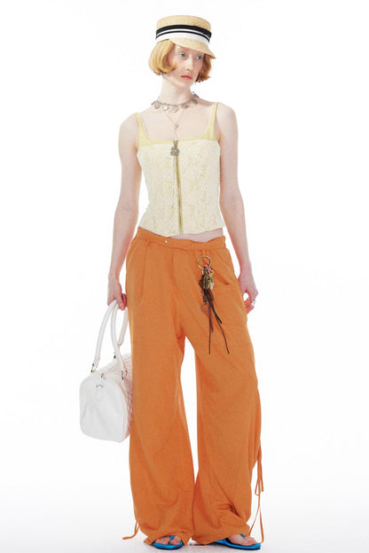 Light Yellow Lace Camisole