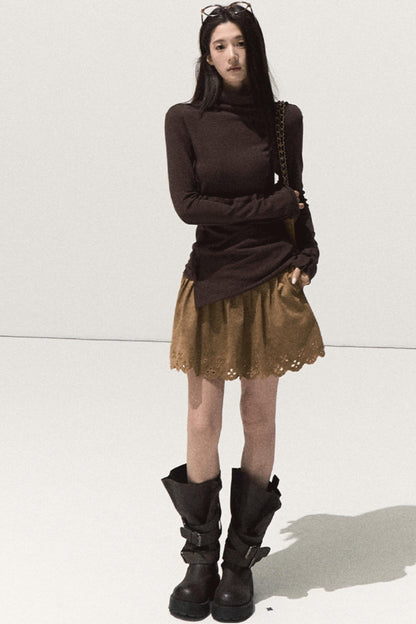 High-Elastic Knit Slim Top