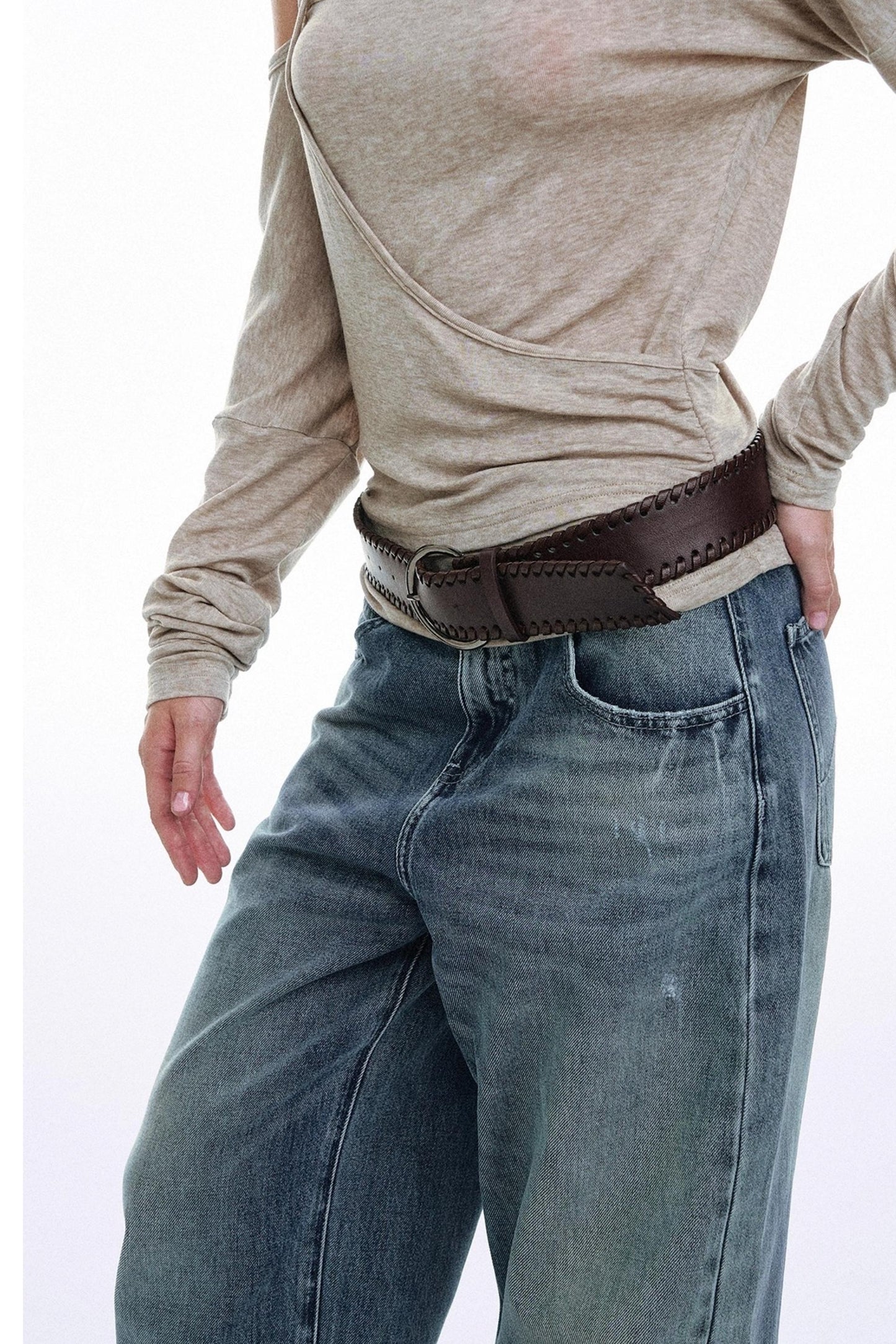 Vintage Ring Buckle Belt