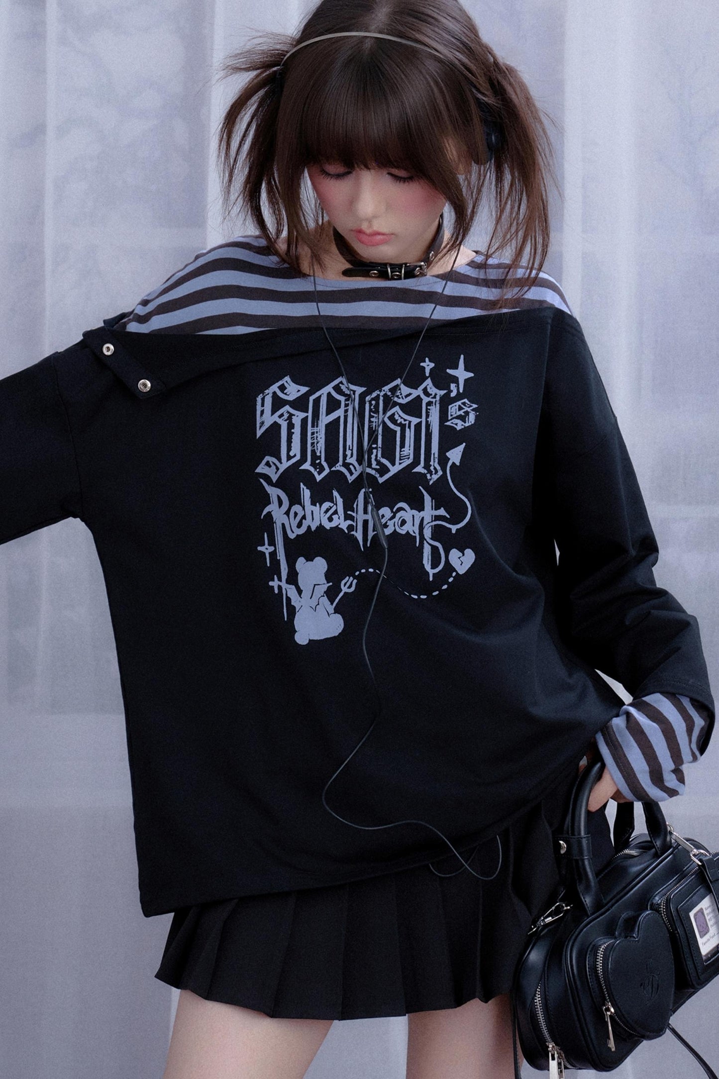 Spirit Striped Long-Sleeved T-Shirt