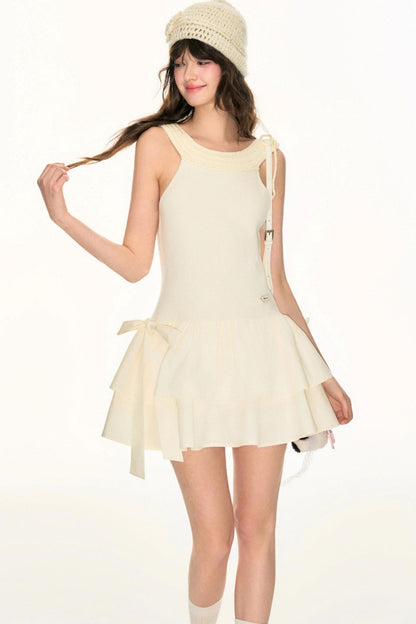 Halterneck Tie Dress