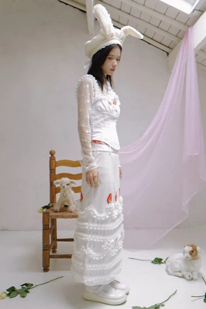 Polka Dot Strawberry Camisole Top