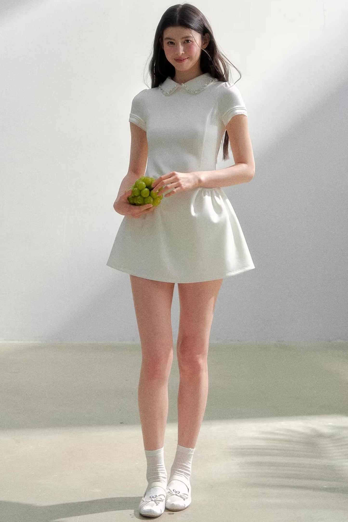 Retro-Strass-Prinzessinenkleid