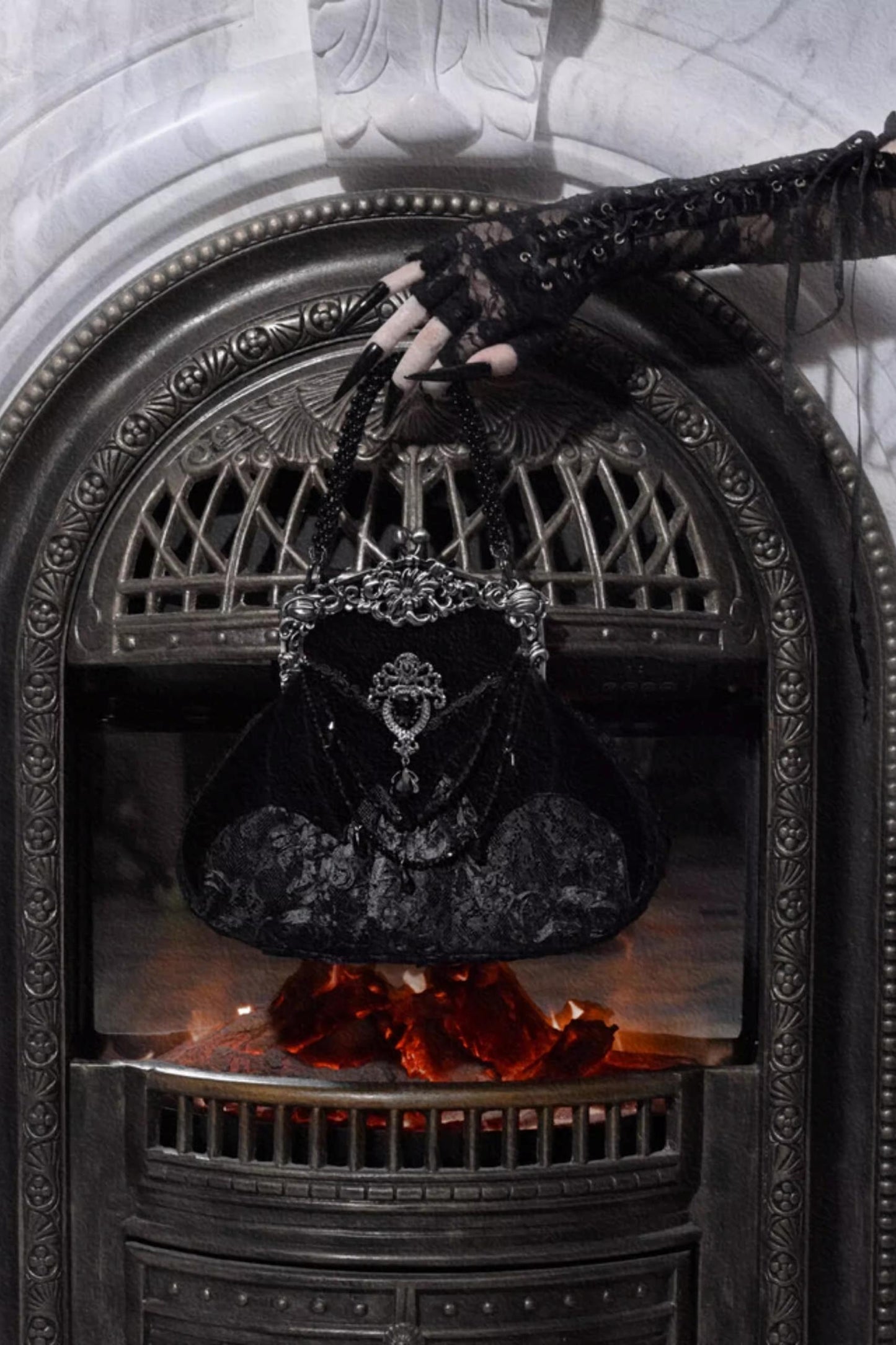 European Velvet Handbag