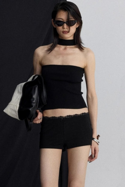 Reversible Green Halter Top