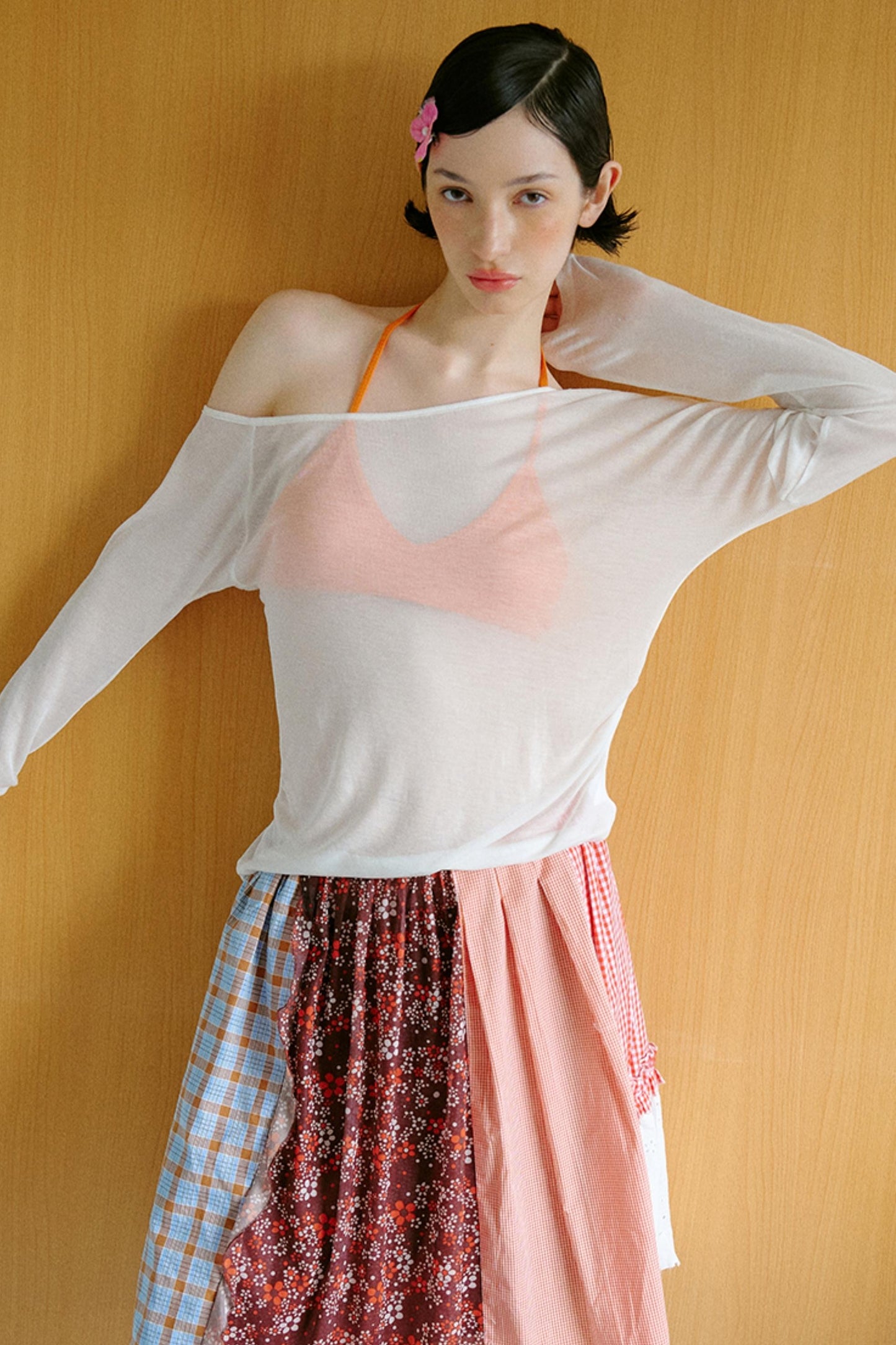 Asymmetrical Sleeve Top Set-UP