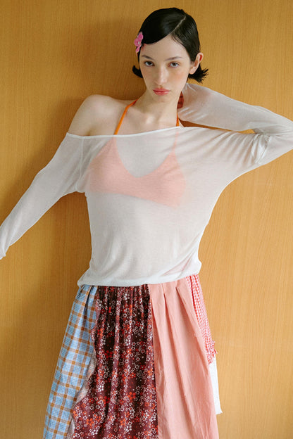 Asymmetrical Sleeve Top Set-UP