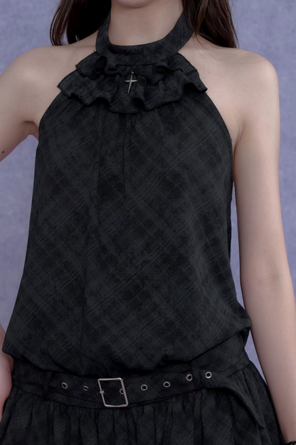 Vintage Halter Neck Dress