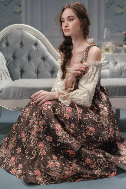 Lacemade French Floral Dress