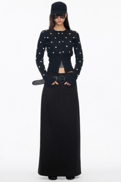 Vintage Polka Dot Slimming Cardigan