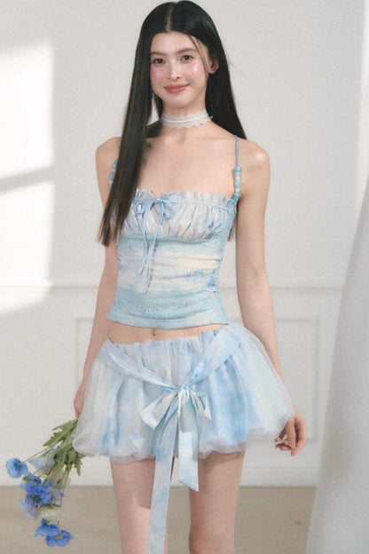 Sea Salt Jasmine Bustier Skirt