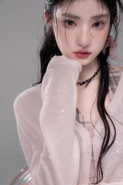 Gentle Cherry Pink Bias Skirt Dress