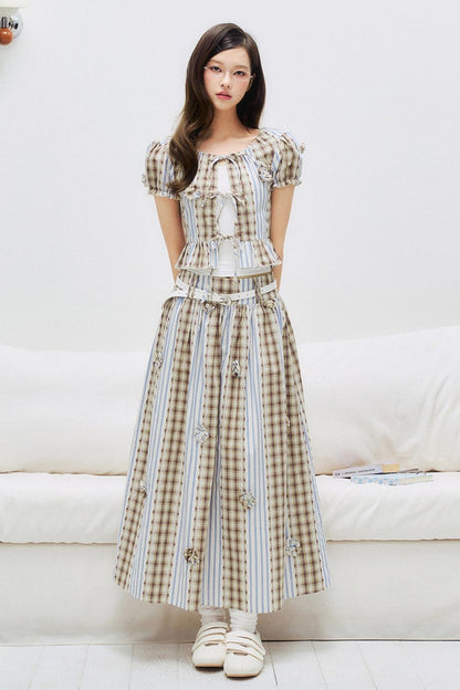 Floral Patchwork Bastier Skirt Set-Up