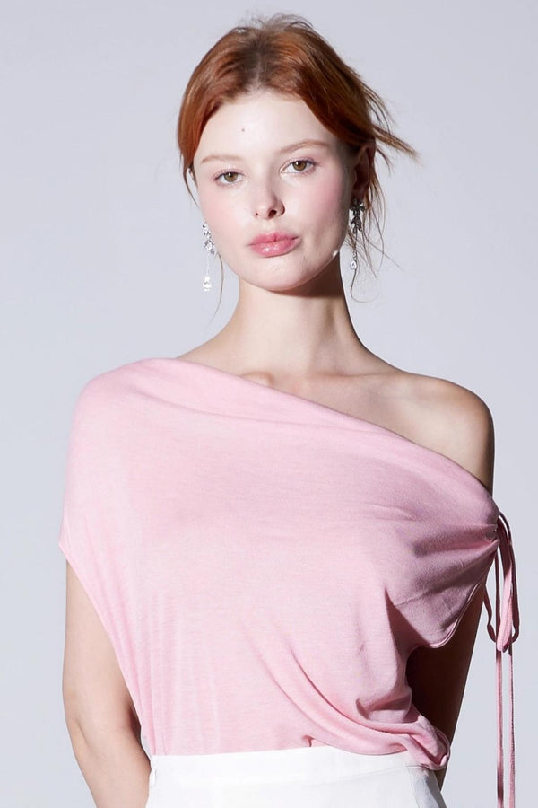 Natural Silk Multi-Wear Pleated T-Shirt