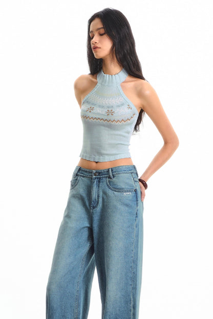 Fair Isle Slimming Vest