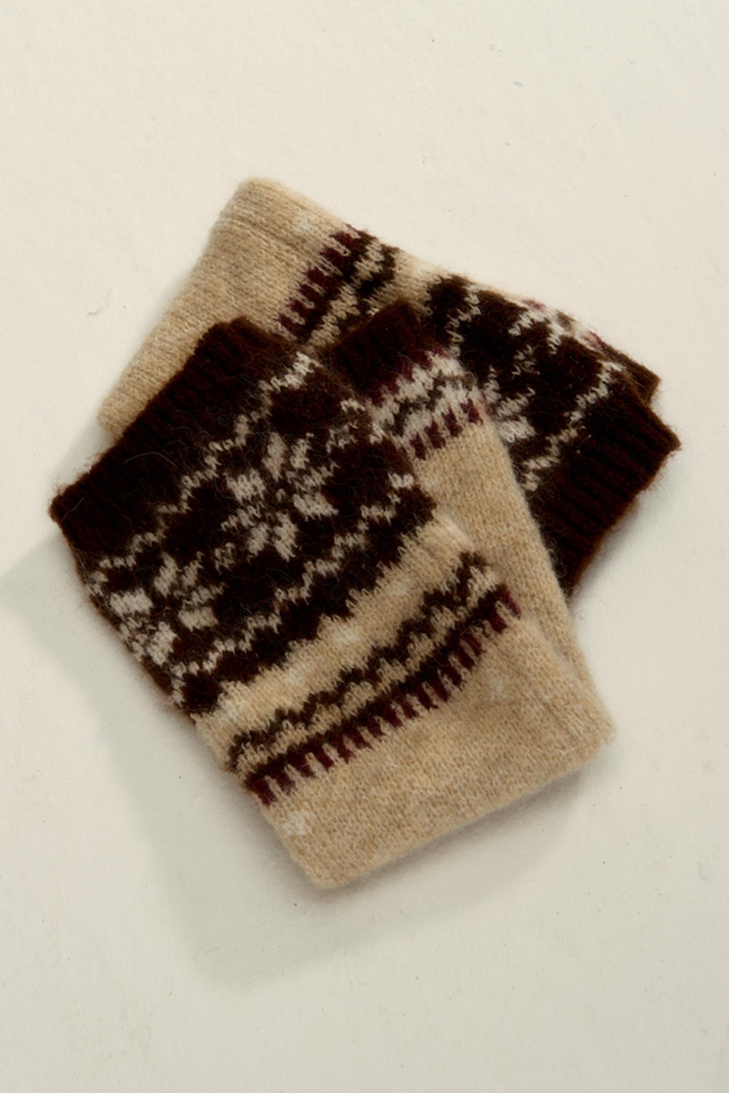 Textured Women's Fair Isle Socks