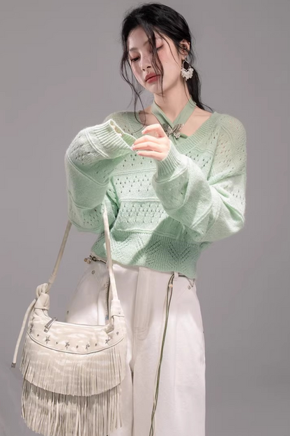 Stone White Lyocell Jeans Set