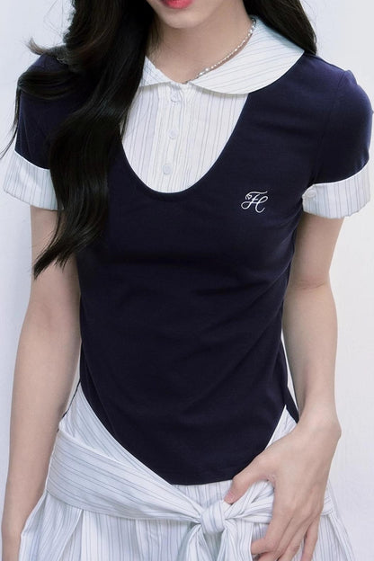 Chic Lycra Two-Piece Dress