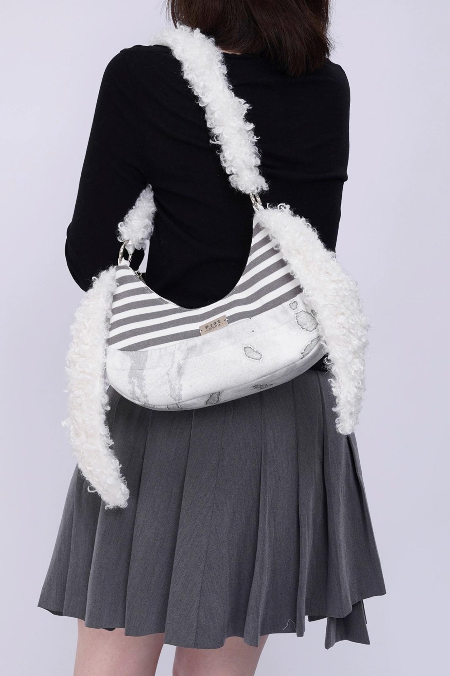 Rabbit Plush Crossbody Bag