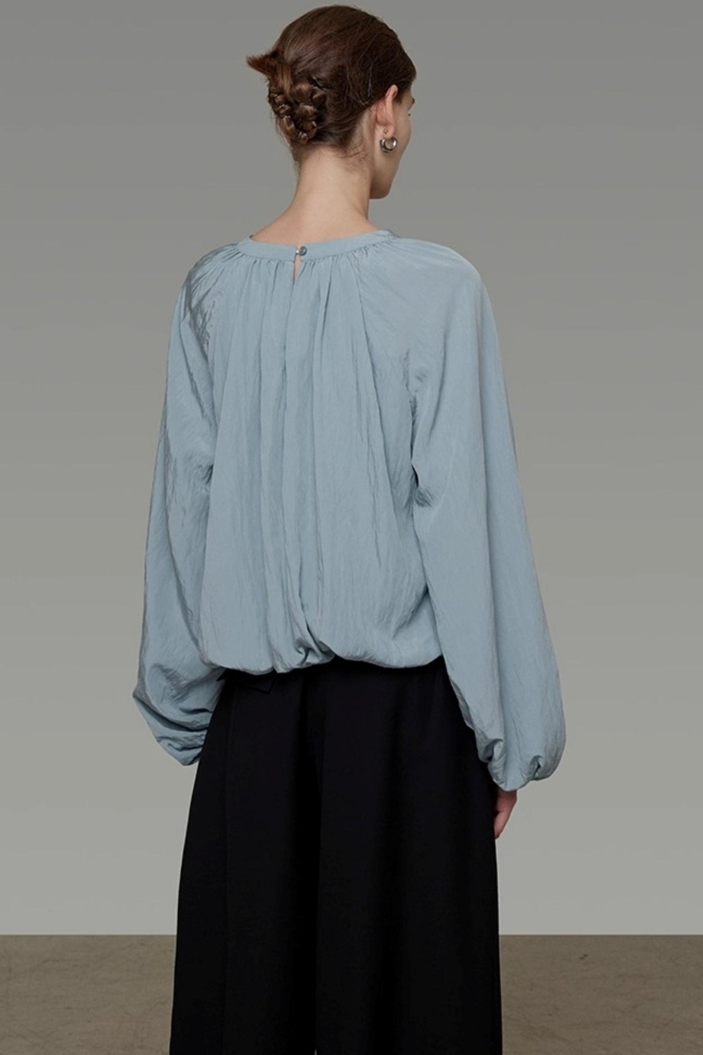 Autumn Lantern Sleeve Top