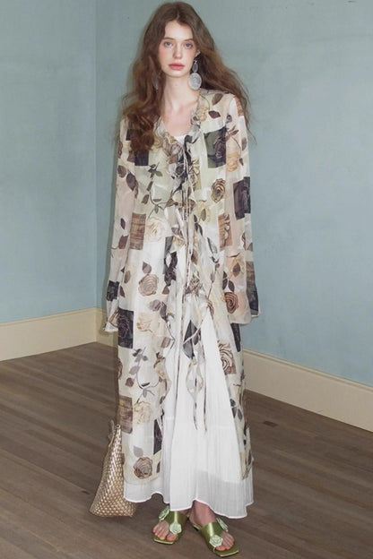 Summer Lace Long Cardigan