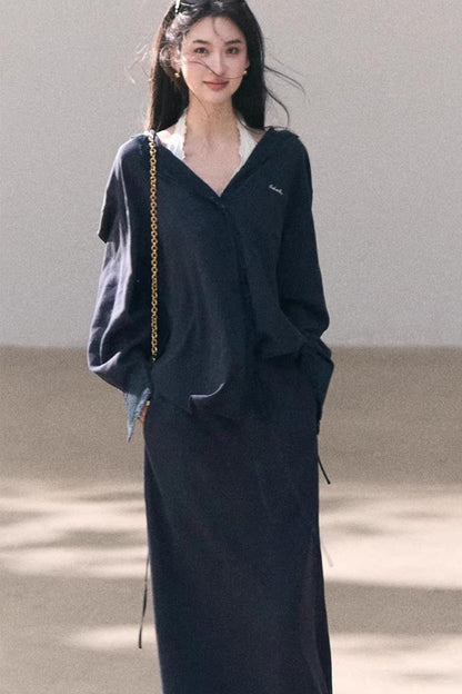 Lace-Trimmed Halter Neck Camisole