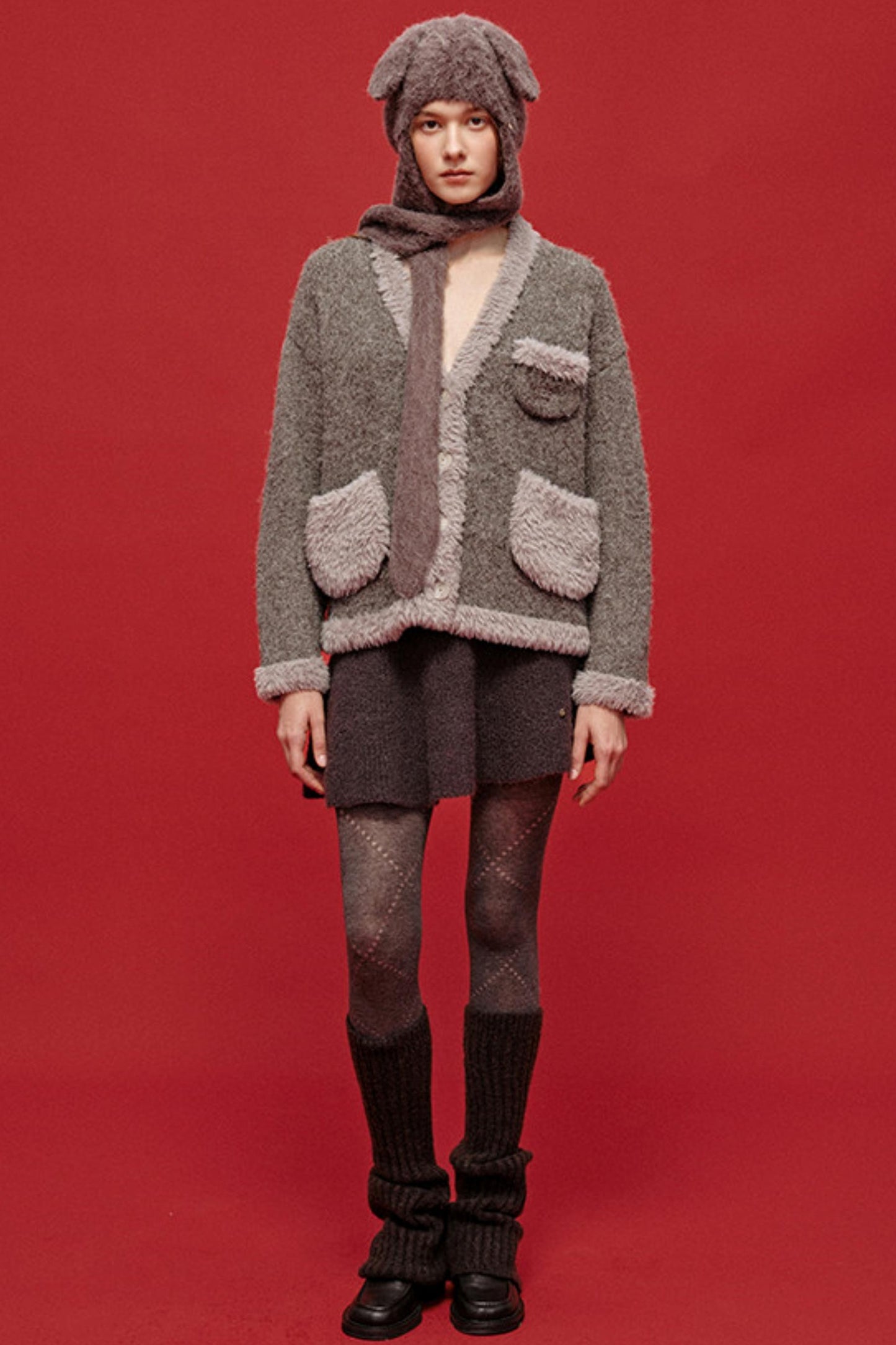 Misty Knit Sweater Skirt Set-Up