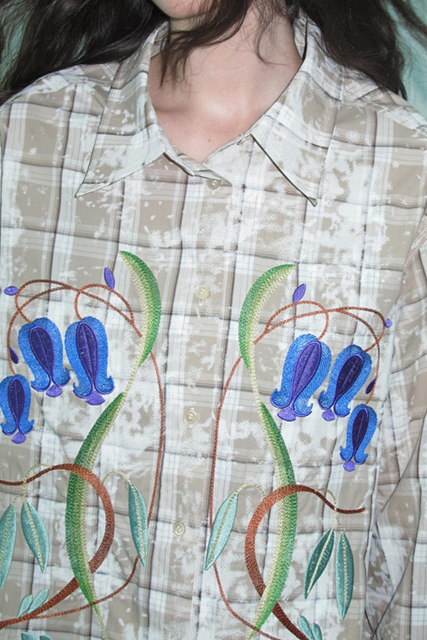 Cotton Print Tie-Dye Shirt