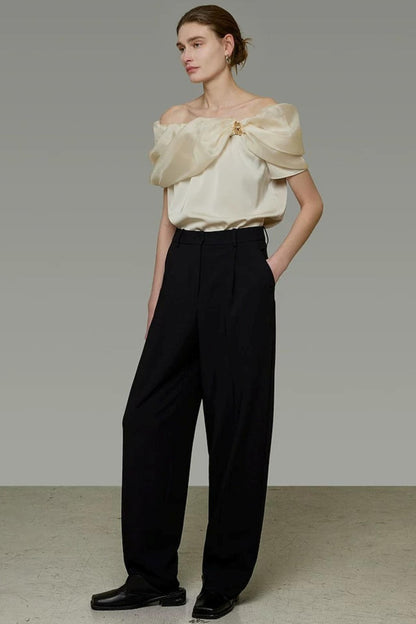 One-Shoulder Relaxed T-Shirt