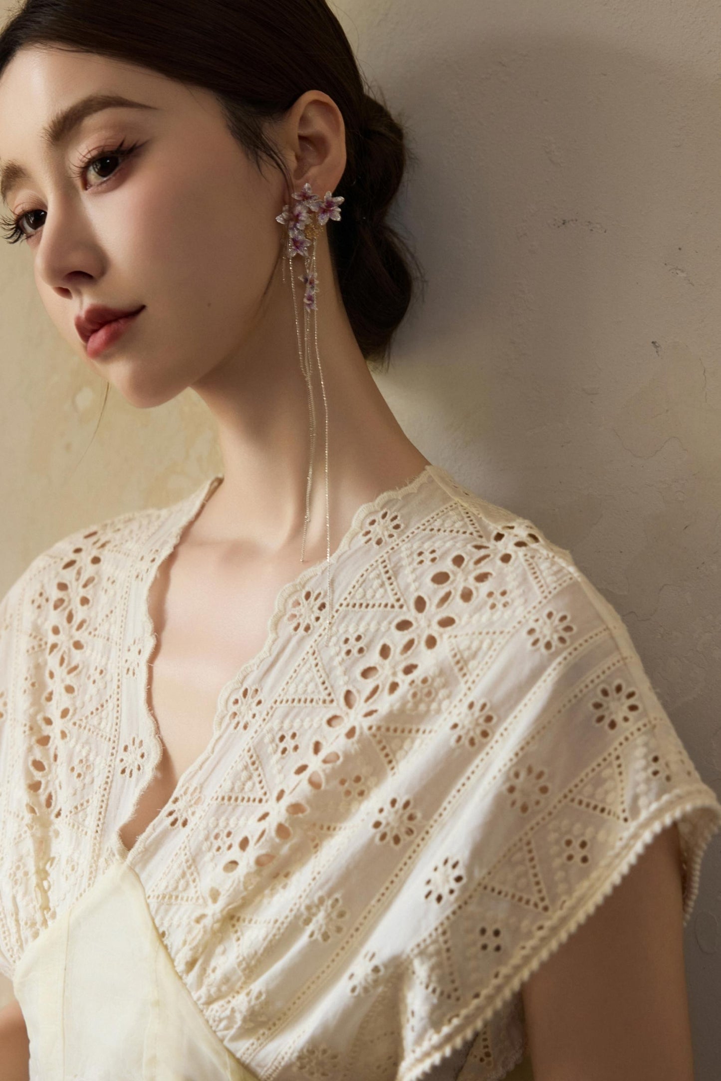 Lace V-Neck Summer Tee