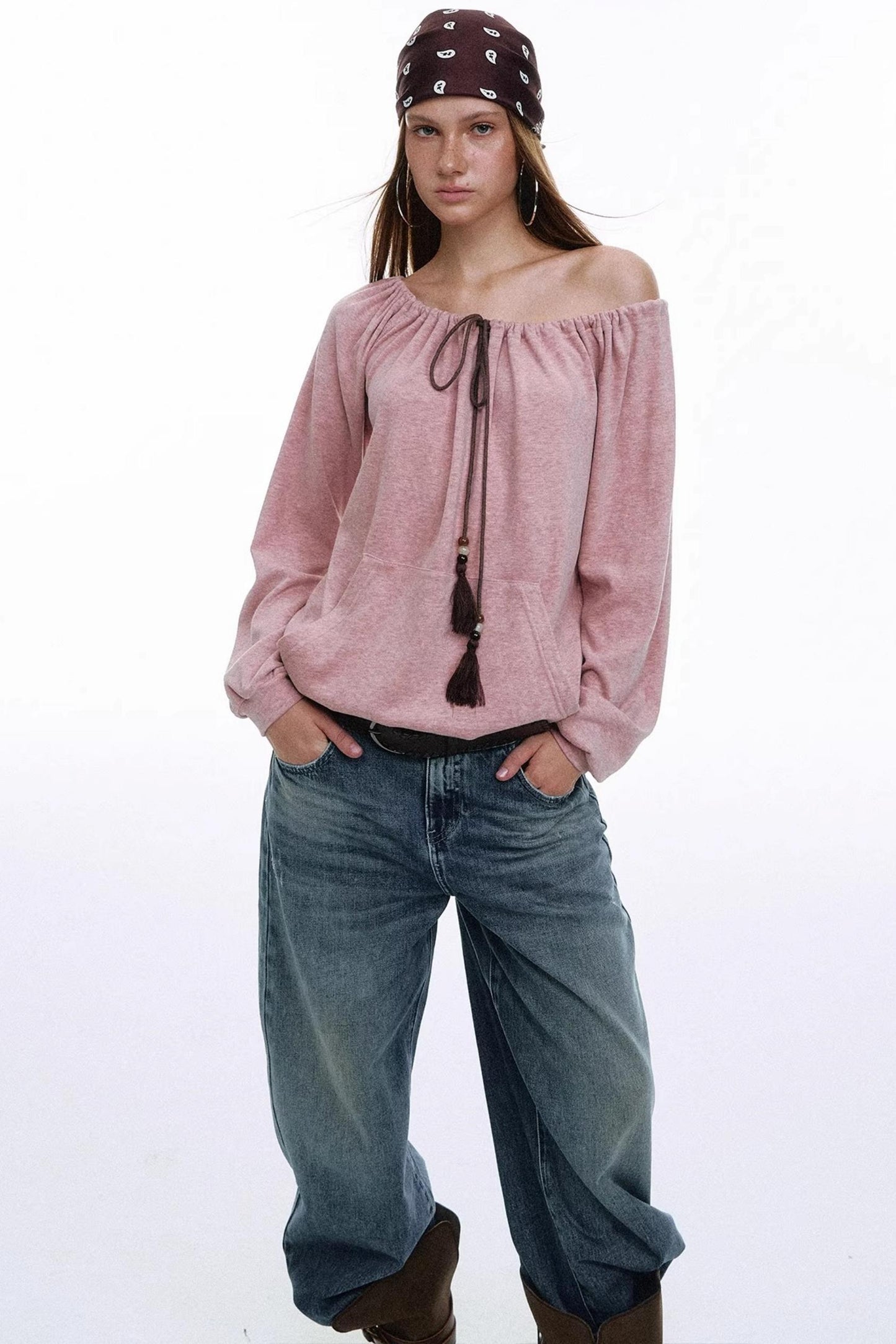 Bohemian One-Shoulder Top