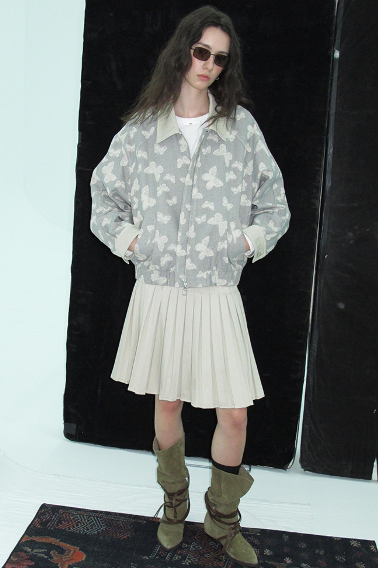 Vermeers Light Pleated Skirt