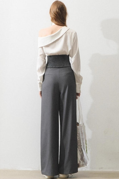 Mint Asymmetrical Shirt Set-Up