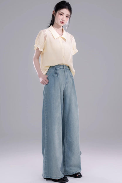 Zero Gravity Wide Leg Jeans