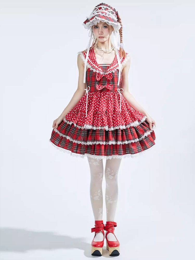 Puffy Princess Skirt Cute Sweet Niche Dress