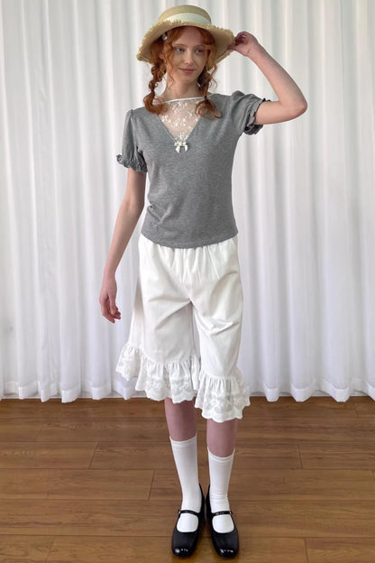 Patchwork Polka Dot T-Shirt