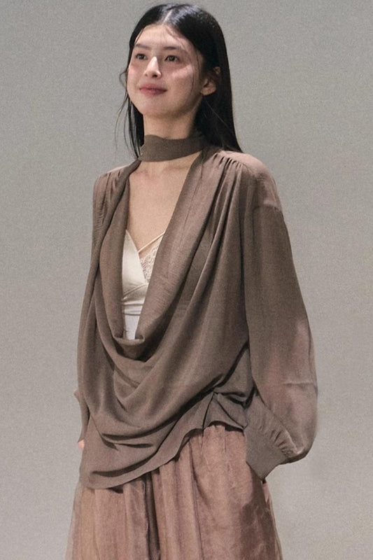 Twilight Chiffon Swing Top