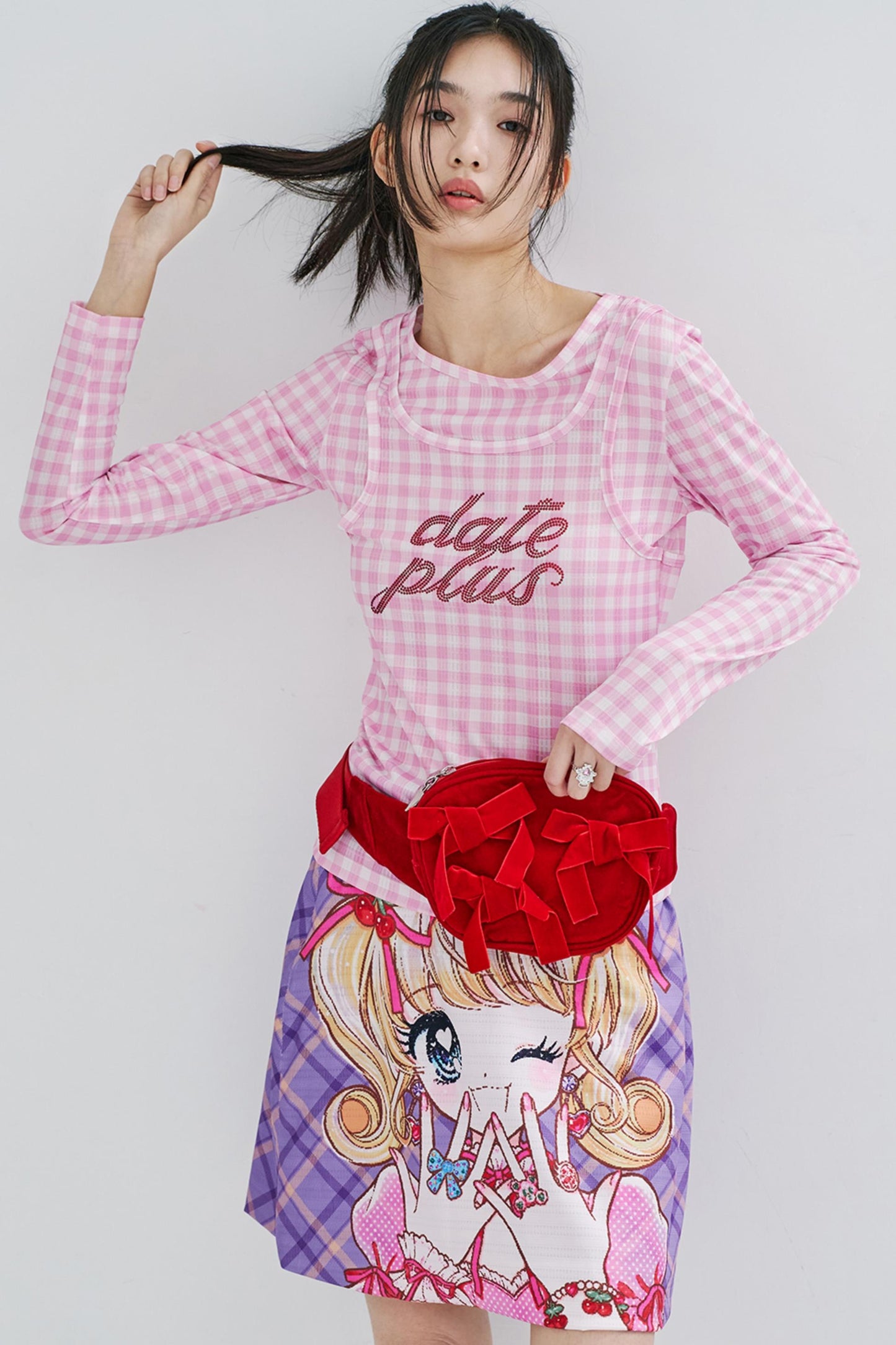 Luxury Summer Plaid Skirt