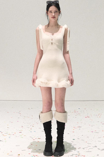 Snowfall Lace Knit Dress