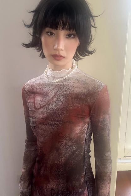 Neon Graffiti Long Sleeve Tee