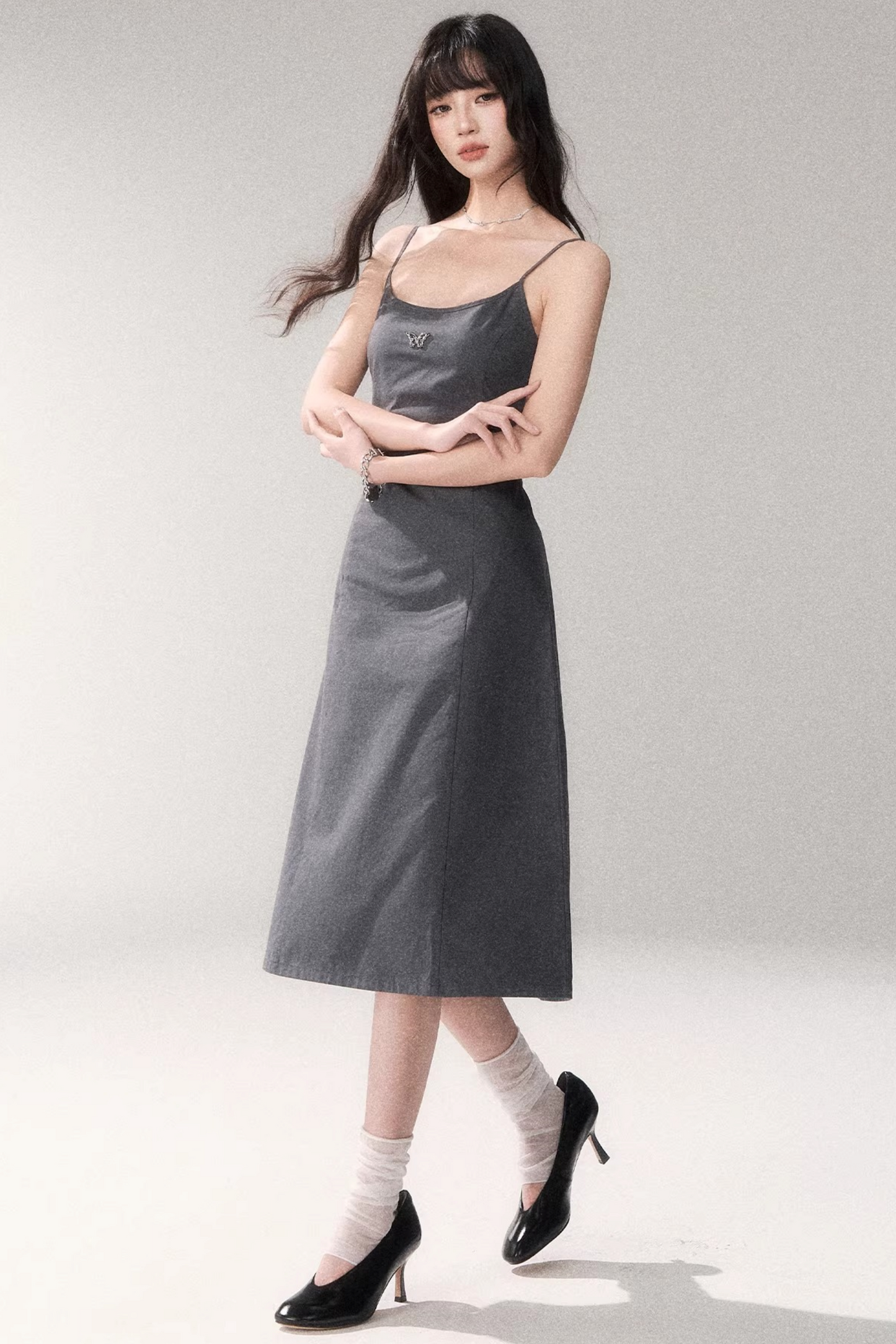 Retro Pure Cotton A-Line Dress